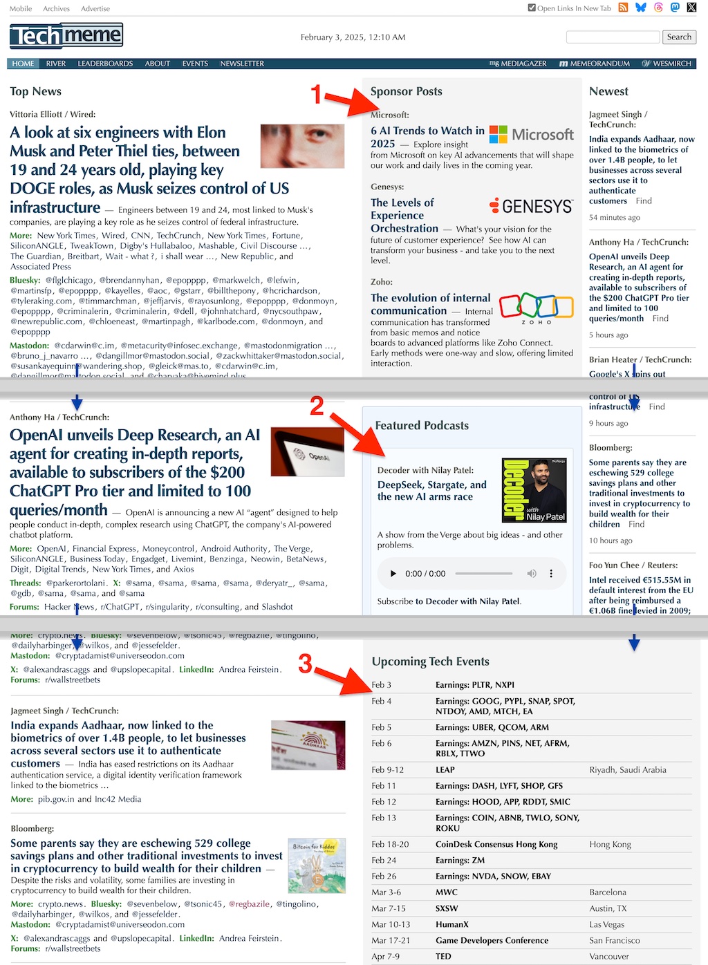 Techmeme ad opportunities