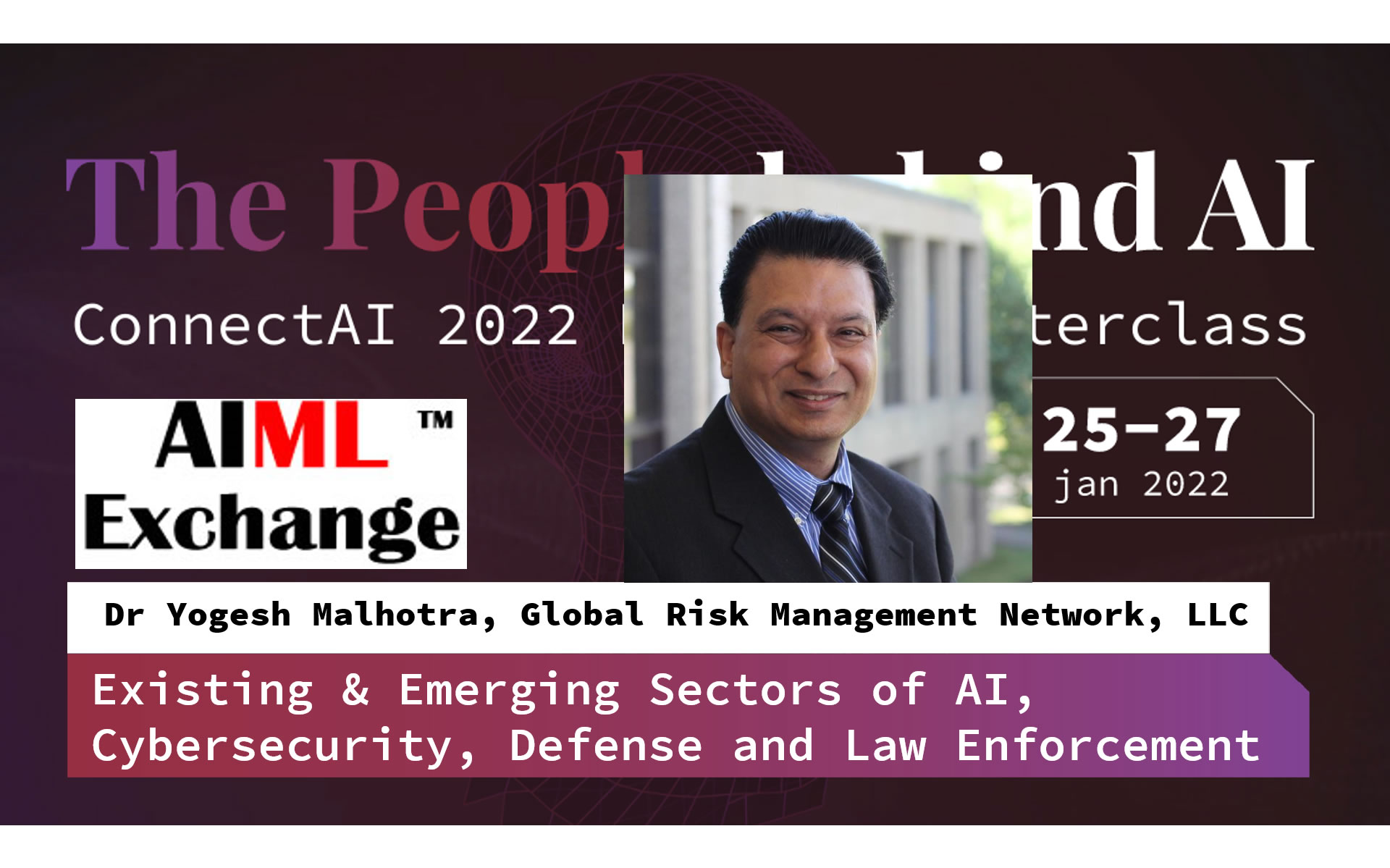 ConnectAI Masterclass: Existing & Emerging Sectors For AI, Cybersecurity, Defense & Law Enforcement